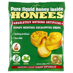 Honees Candy Cough Drops, 20 Piece, 12 Per Case