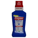 Colgate Peroxyl Mouth Sore Rinse Mild Mint Mouthwash 8 Fluid Ounce Bottle - 6 Per Case