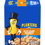 Planters Salted Caramel Peanut 2 Ounce Tube - 10 Per Pack - 3 Per Case
