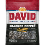 David Black Pepper Sunflower Seeds, 5.25 Ounces, 12 per case