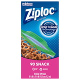 Ziploc Snack Bag, 90 Count, 12 per case