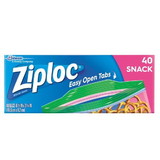Ziploc Snack Bag, 40 Count, 12 per case