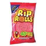 Rip Rolls Strawberry Good Count Display Carton, 1.4 Ounces, 12 per case