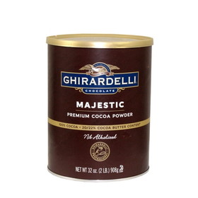 Ghirardelli Majestic 20/22% Premium Cocoa Powder, 2 Pounds, 6 per case