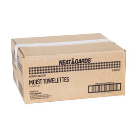 Neatgards 6 Inch X 5 Inch Moist Towelette, 1000 Each, 1 per case