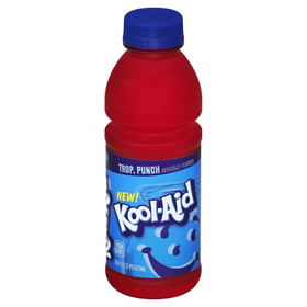 Kool-Aid Ready To Drink Tropical Punch Beverage, 16 Fluid Ounces, 12 per case