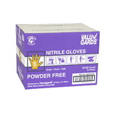 Valugards Nitrile Powder Free Purple Small Glove 100 Per Box - 10 Boxes Per Case
