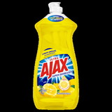 Ajax Original Dishwashing Liquid Lemon, 28 Fluid Ounces, 9 per case