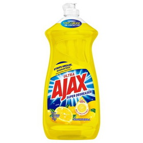 Ajax Original Dishwashing Liquid Lemon, 28 Fluid Ounces, 9 per case