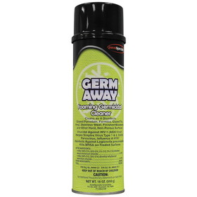 Germ Away Germicidal Cleaner Foaming Disinfectant 12/20 Oz. Case 18 Oz. Net Weight