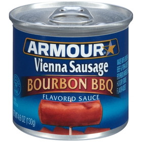 Armour Bourbon Barbecue Vienna Sausage, 4.6 Ounces, 24 per case