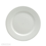 Buffalo Bright White Plate Rolled Edge 8 1/8