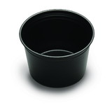 D & W Fine Pack 16 Ounce Deli Black Plastic Container, 50 Each, 20 per case