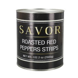 Savor Imports Roasted Red Pepper Strips, 10 Each, 6 per case