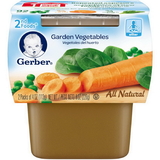 Gerber 2Nd Foods Pea Carrot Spinach Baby Food, 8 Ounces, 8 per case