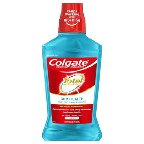 Colgate Total Gum Health Clean Mint Mouthwash, 16.9 Fluid Ounces, 6 per case