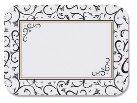 Traymat Paper Scroll Border 13.625X18.75