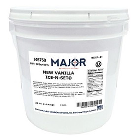Major Bakery Solutions New Vanilla Ice-N-Set, 23 Pounds, 1 per case