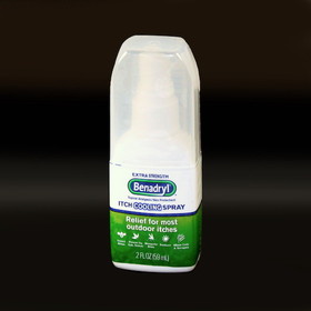 Benadryl Topicals Topical Extra Strength 2% Spray, 2 Fluid Ounces, 3 Per Box, 8 Per Case
