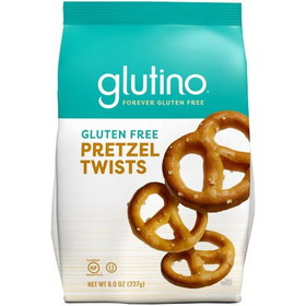 Glutino Gluten Free Pretzel Twists 8 Ounce Pack - 12 Per Case