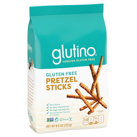Glutino Gluten Free Pretzel Sticks 8 Ounce Bag - 12 Per Case