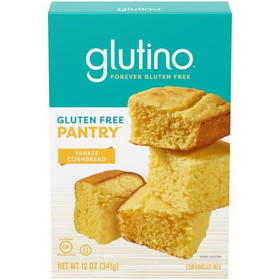 Glutino Gluten Free Yankee Corn Bread Mix, 12 Ounces, 6 per case