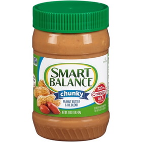 Smart Balance Rich Roast Chunky Peanut Butter, 16 Ounces, 12 per case