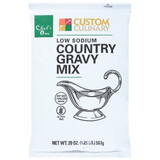 Chef's Own Low Sodium Country Gravy Mix, No Msg Added, Gluten Free, 20 Ounce, 6 Per Case