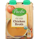 Pacific Foods Organic Free Range Chicken Broth, 32 Ounce, 6 per case