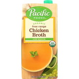 Pacific Foods Organic Low Sodium Chicken Broth, 32 Fluid Ounces, 12 per case