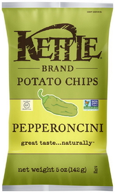 Kettle Foods Kettle Chips Pepperoncini, 5 Ounces, 15 per case