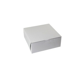 Boxit 10 Inch X 10 Inch X 4 Inch White Lock Corner Bakery Box, 1 Each, 1 per case