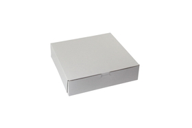 Boxit 10 Inch X 10 Inch White Lock Corner Bakery Box, 1 Each, 250 Per Box, 1 Per Case