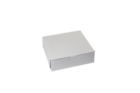 Boxit 8 Inch X 8 Inch X 2.5 Inch White Lock Corner Bakery Box, 1 Each, 250 per box, 1 per case