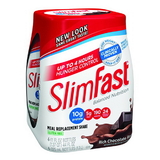 Slimfast Original Ready To Drink Rich Chocolate Royale Shake 11 Ounce Per Bottle - 8 Per Pack - 3 Per Case