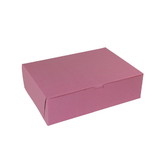Boxit 14 Inch X 10 Inch X 4 Inch Strawberry Pink 1 Piece Bakery Cornerlock Box, 1 Each, 1 per case
