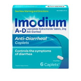 Imodium A-D Caplets 6 Count - 6 Per Pack - 4 Packs Per Case