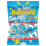 Haribo Confectionery Sour Smurfs 4 Ounce - 12 Per Case