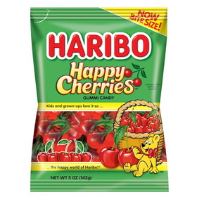 Haribo Twin Cherries Gummi Candy, 5 Ounces, 12 per case