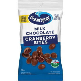 Ocean Spray Craisins Milk Chocolate Covered 3 Ounces - 10 Per Pack - 4 Packs Per Case