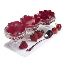 Chefs Companion Assorted Red 4 Strawberry, 4 Cherry, And 4 Red Raspberry Gelatin, 24 Ounces, 12 per case
