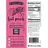 Thirst Ease Drink Mix Fruit Punch, 8.6 Ounces, 12 per case