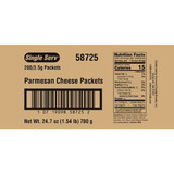 Single Serv Parmesan Cheese Pouch, 3.5 Gram, 200 per case