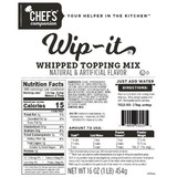 Chefs Companion Wip-It Whipped Topping Mix 1 Pound Per Pack - 12 Per Case