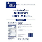 Chefs Companion Instant Nonfat Dry Milk, 5 Pounds, 6 per case