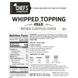 Chefs Companion Whipped Topping Mix, 1 Pounds, 12 per case