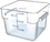 Storplus Container Square 12 Quart Clear, 1 Each, 1 per case, Price/Pack
