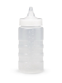 Vollrath Wide Mouth Close Cap Clear Squeeze Dispenser, 12 Each, 1 per case