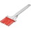 Basting Brush Silicone Red 1-1 Each, Price/Pack
