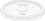 Dinex Translucent Tumbler Lid With Straw Slot, 3.25 Inches, 1 per box, 1000 per case, Price/Case